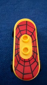 LEGO 4853 Spiderman Skateboard w/Moveable Wheels