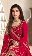 Pakistani Plazzo Suit Salwar Kameez Party Wear Indian Wedding Anarkali Bollywood