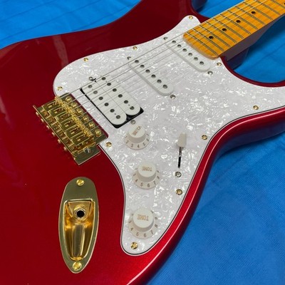 RED ST Electric Guitar SSH Gold Parts Free Ship Stock in USA