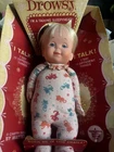1963 Mattel Drowsy Baby Doll Blue Eyes Original Outfit