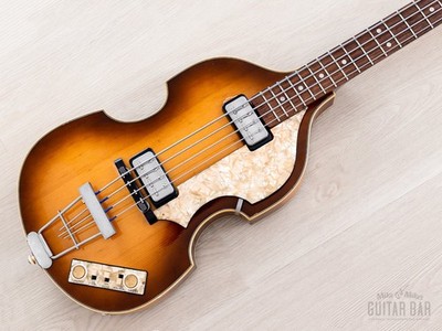2004 Hofner 500/1 Vintage '63 Violin Beatle Bass Staple Pickup w/ Case, Germany