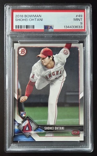 2018 Bowman Shohei Ohtani #49 PSA 9 MINT Rookie RC