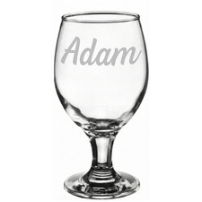 Personalised Glass Engraved Drinkware Gift Present Your Own Message Glassware