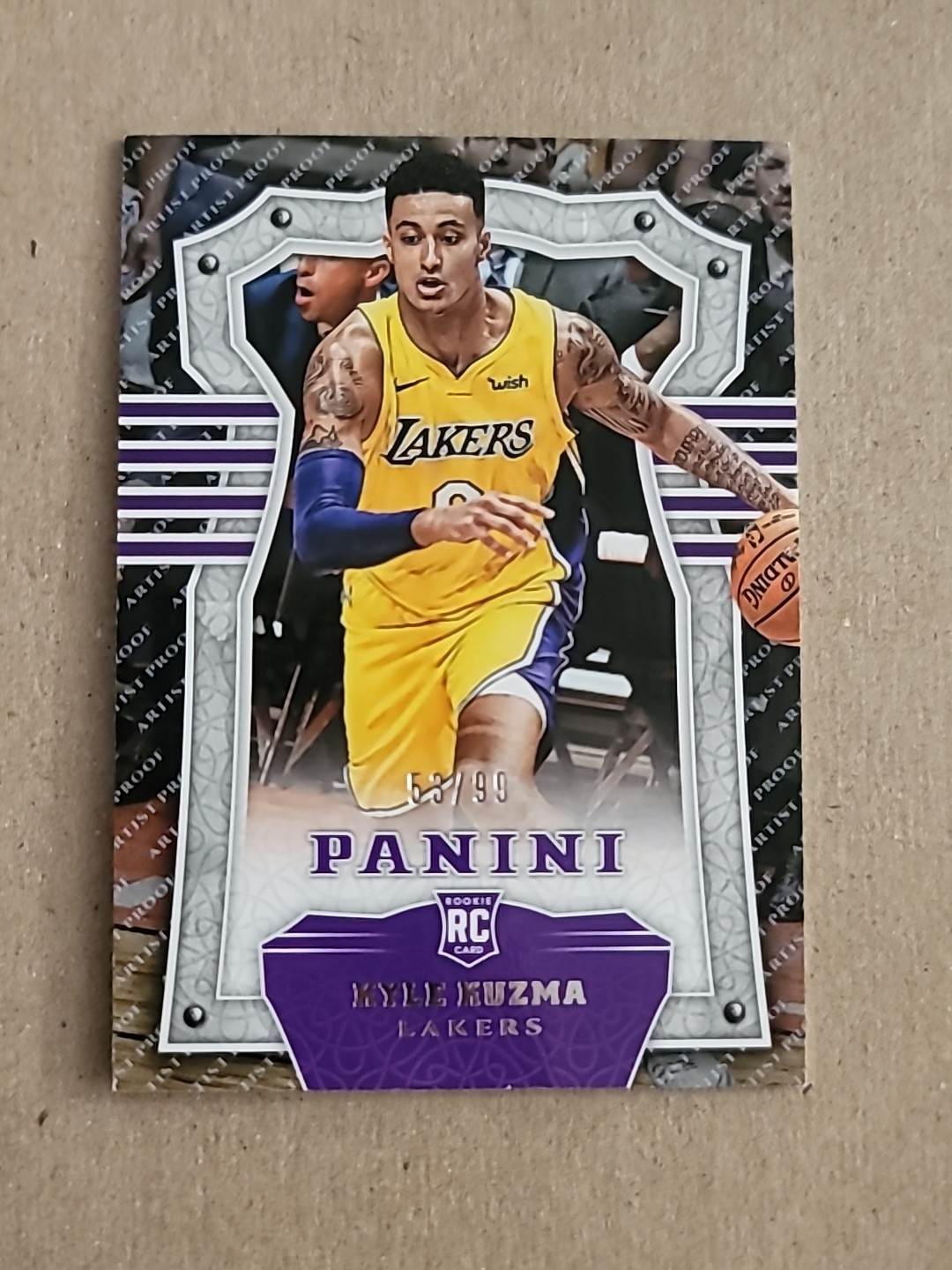 2017-18 Panini Chronicles Panini Silver /99 Kyle Kuzma #277