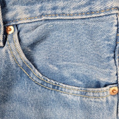 Levis 501 Jeans Mens 34x34 (Fit 33x34) Blue Original Button Light