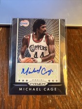 Michael Cage 2015-16 Panini Prizm Auto #P-MCG Los Angeles Clippers NM-MT