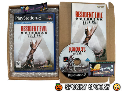 Resident Evil Outbreak File 2 PS2 - UK PAL sehr guter Zustand CIB - hochwertige Verpackung