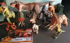 Large Lot of 12 Jurassic World Dinosaurs Mattel In Great Condition FREE SHIP
