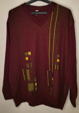 dunkelroter Herren-Strickpullover von Robert ...