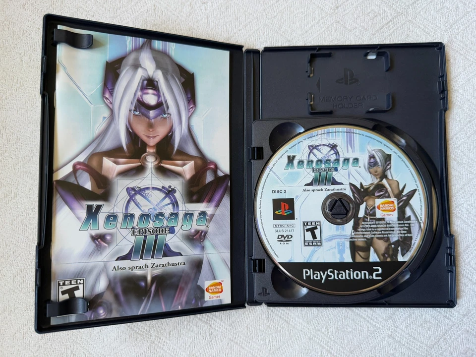 Xenosaga Episode III Also sprach Zarathustra PS2 - NTSC-U/C USA VGC CIB Natural - Image 4 of 4