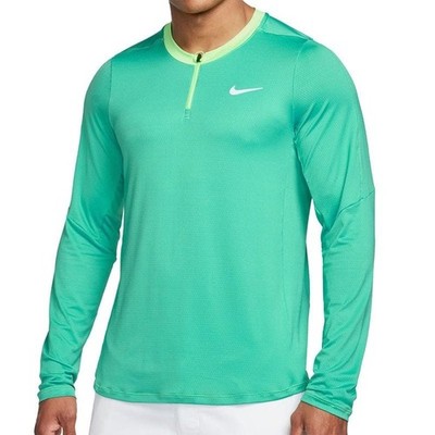 NIKE COURT DRI-FIT ADVANTAGE SLIM FIT 1/4 ZIP SHIRT TENNIS OBERTEIL HERREN DR6486 392 L