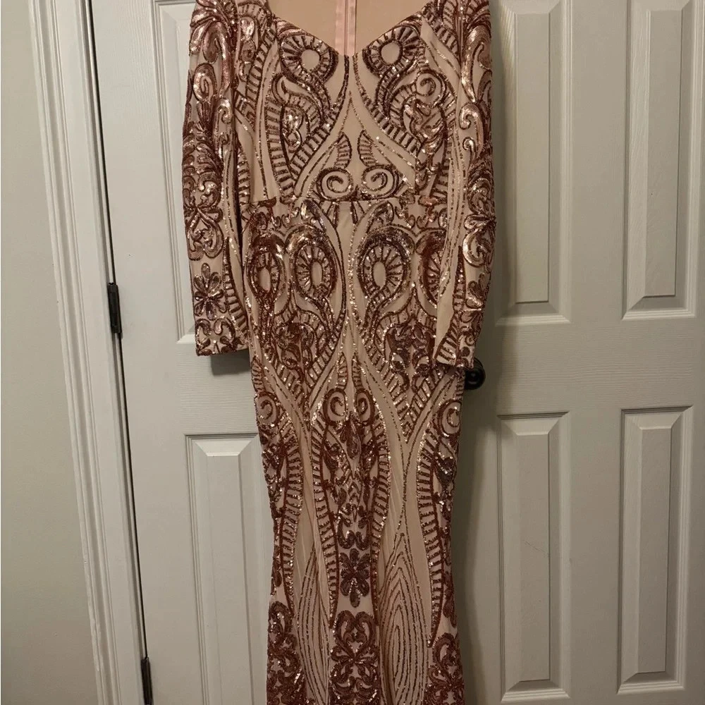 Long Sleeve Long Formal Plus Size Dresses for Women for sale | eBay