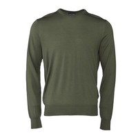 Hackett London Herren Pullover GrüN Merino Seide HM702803 Gr. Xl 54 Rrp