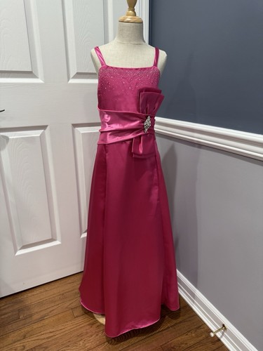 Lily Kids Girls Gorgeous Pink Dress Formal/Pageant/Flower Girl WORN ONCE Size 12