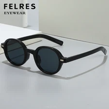 Round Personality Sunglasses Men Women Fashion Simple Glasses UV Protection Hot