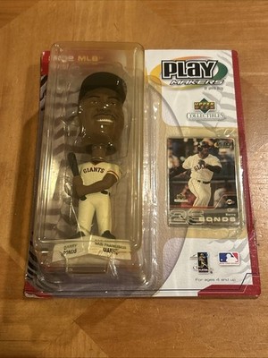 2002 MLB Barry Bonds San Francisco Giants Bobblehead Card Play