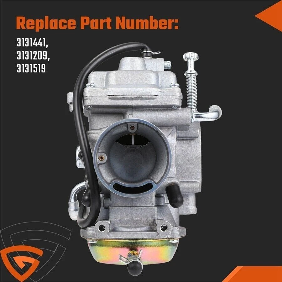 Carburador 3131441 para Polaris Sportsman 400 4x4 HO 2001-2005 2012-2014 Carb ATV Foto 3 de 4