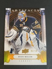 2009-10 Upper Deck Artifacts #79 Ryan Miller Gold Spectrum #/10