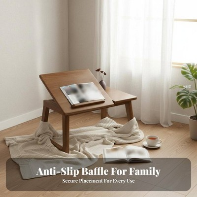 Verstellbarer Lap Desk klappbar Design niedriger Tisch sicheres Bein für Boden, Sofa