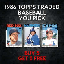 1986 Topps Traded Baseball  - YOU PICK - Complete Your Set