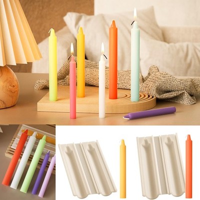 2 Pack Stick Pillar Candle Mold - Resin Casting Molds Resin Making Molds Sili...