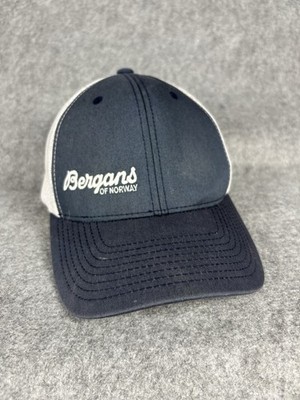 Bergans of Norway Trucker Hat Navy White Mesh Snapback Outdoor Hiking Cap