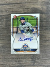 2023 Bowman Paper Prospect Auto Grant Hartwig #PPA-GH 1st Bowman Mets