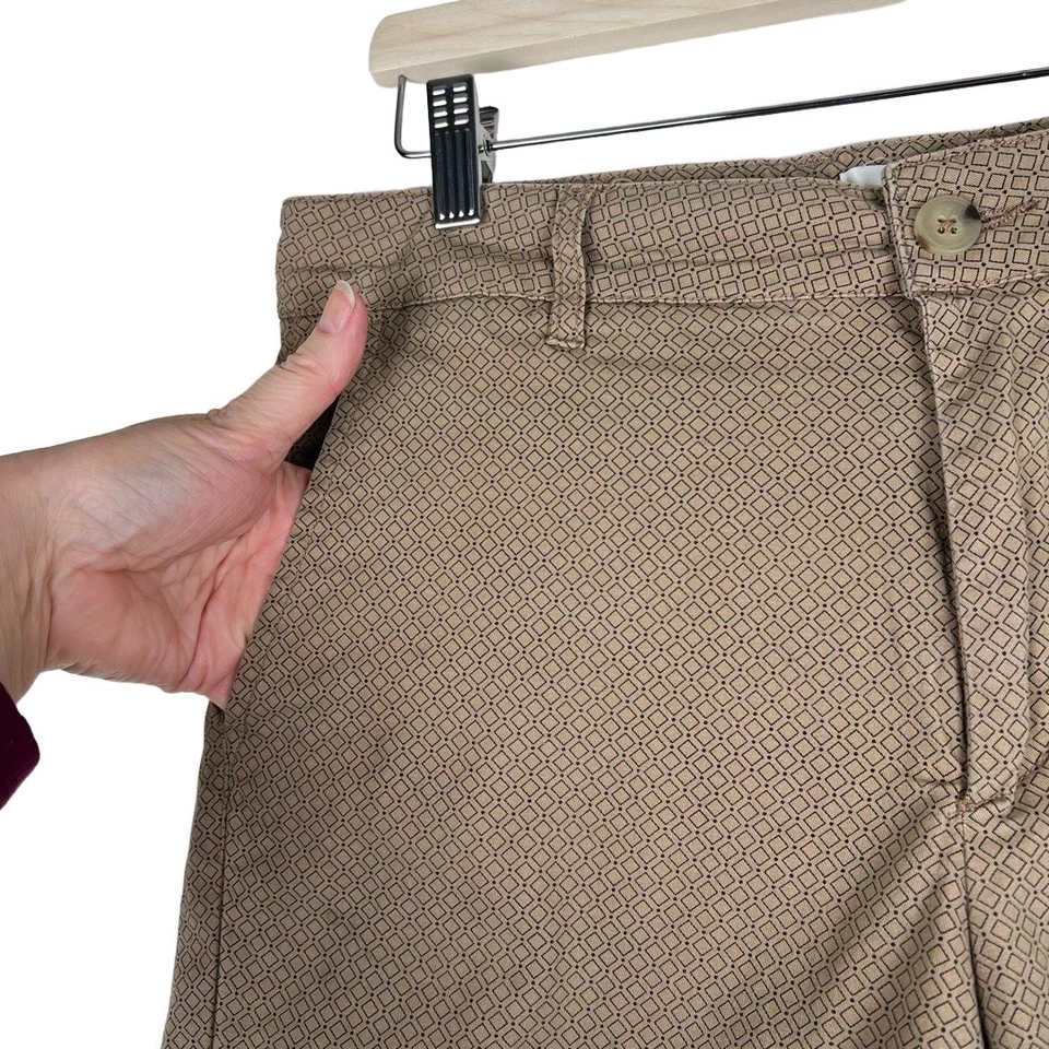 Шорты мужские Ben Sherman размер 32W коричневые повседневные обычный крой эластичные классический стиль - Изображение 3 из 4