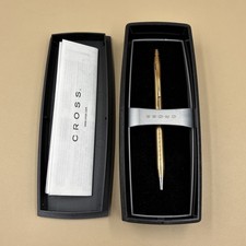 Cross Ballpoint Pen 1/20 14K Gold Filled in Box