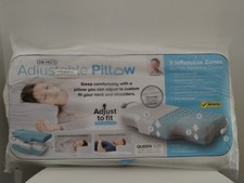 Dr Ho's Adjustable Pillow - Personalized Ergonomic Sleep Solution, Queen, OB