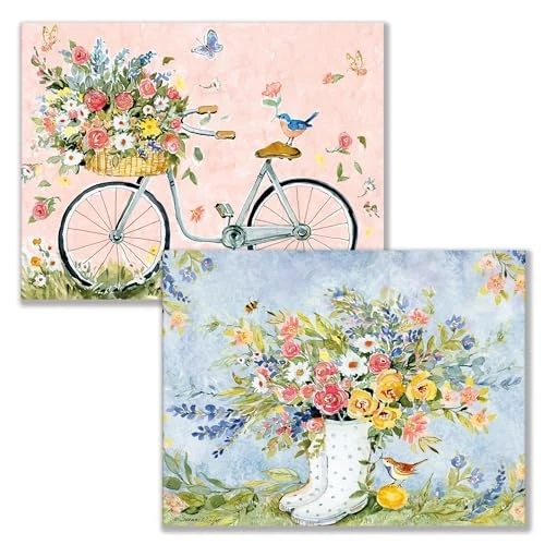 Joy of Life Assorted Boxed Note Cards by Susan Winget 12 Cards Envelopes - Image 2 of 4