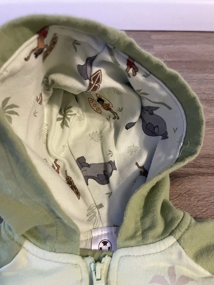 Chaqueta con cremallera libro de la selva vintage de Disney Store talla 0-3 meses Foto 2 de 3