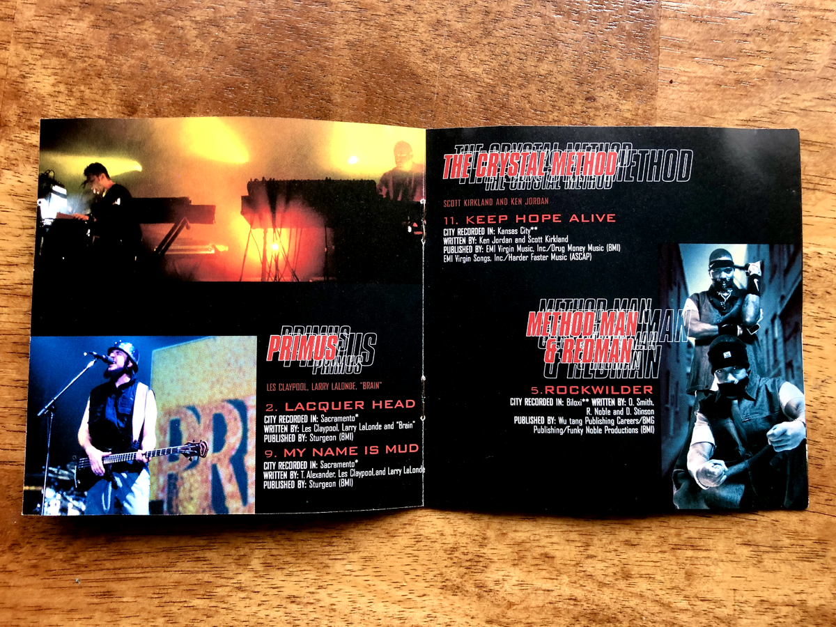 Family Values Tour 1999 CD Limp Bizkit/ Korn/ Filter/ Staind