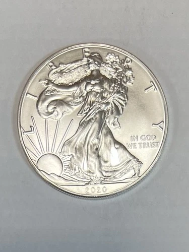 2020 - 1 oz American Silver Eagle Coin Brilliant Uncirculated