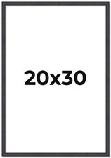 20x30 Frame Brown Picture Frame 20x30 Poster Frame UV Acrylic, Acid Free