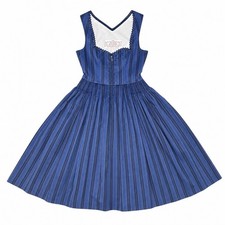 Chiemseer Dirndl Tracht Authentic German Oktoberfest Dress Cotton Size M