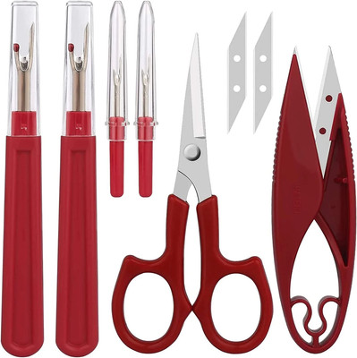 Sewing Seam Ripper Tool,Stitch Remover and Thread Cutter with 2Big+2Small Seam
