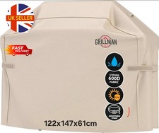 Grillman Large BBQ Grill Cover – Heavy-Duty Waterproof, Windproof & UV-Resistant