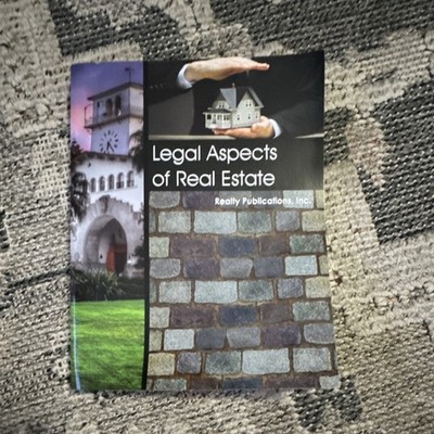 Legal Aspects of Real Estate 2021 Realty Publications Paperback Real Estate Law