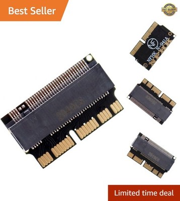 Compact M-Key 2280 NVMe SSD Adapter Card for MacBook Air & Pro - Lightweight