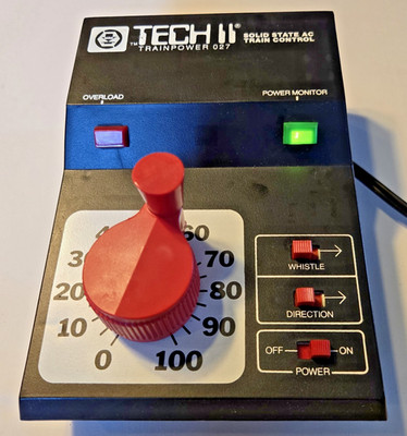 Tech II Trainpower 027 Solid State AC Train Controller MRC, 40VA Tested