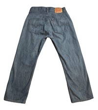 Levi's 514 Slim Straight Jeans Boys 10 Husky Blue Denim W28 L24 Youth Zip Fly