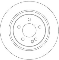2 X Bremsscheibe TRW DF6788S FüR Mercedes-Benz Vito Kasten