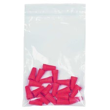 Zoro Select 5Cnd6 Reclosable Bag, Zip Seal, 3 In L, 2 In W, 2 Mil Thick, Low,
