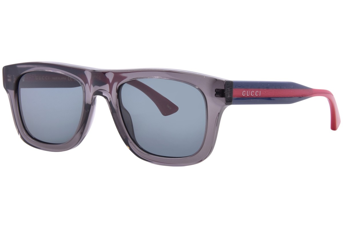 NWT Gucci GG1991S-004 Grey Blue 52mm Sunglasses Gucci GG1991S 004 Grey Rectangular Sunglasses - eye-oo.com main image 2
