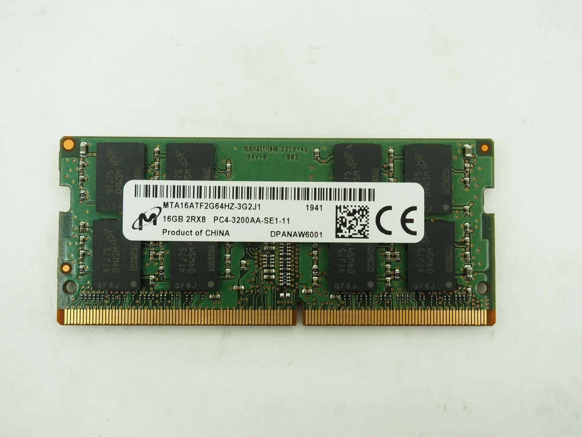 Micron DDR4 SDRAM 16 GB Total Capacity Memory (RAM) for sale | eBay