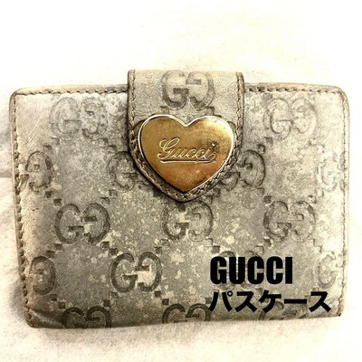 GUCCI ハートケース GUCCI Gucci Heart Pass Case Silver 224261 0416 | eBay