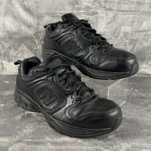 New Balance 623 Schuhe Herren Größe 10 4E schwarz Leder rutschfest Arbeit MX623AB
