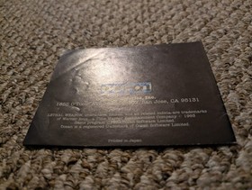 Lethal Weapon Nintendo NES Ocean Official Instruction Manual Only Booklet