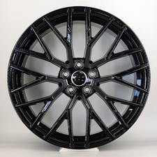 21"r8 gloss black   alloy wheels audi/passat/q3/q7/q5/a4/a6/a5 tyres